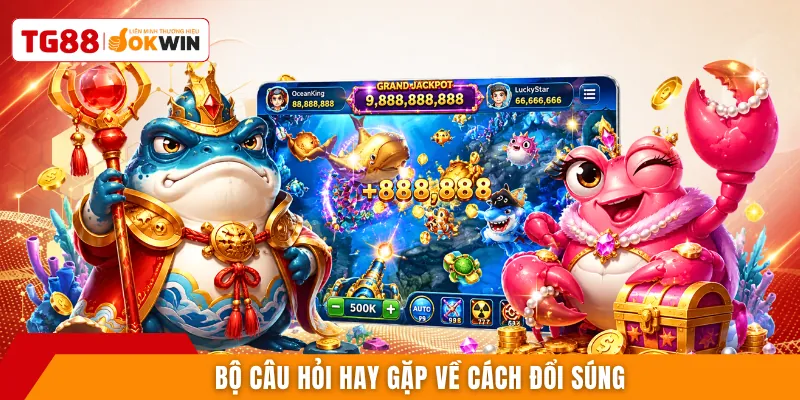 Bộ câu hỏi hay gặp về cách đổi súng